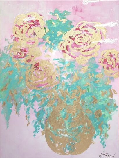 La vie en Rose - a Paint Artowrk by Herve Teboul